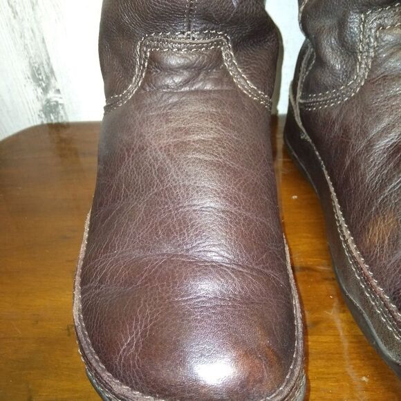 FitFlop Superboot Brown Tall Leather Boot Size 10 - Picture 7 of 15